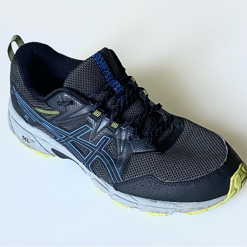 Asics Gel Venture 8 Running Shoes 1011A824 003 Black Directoire Blue Men Sz 13